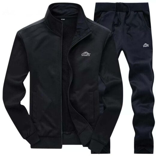 Black Sports Tracksuit - Deal20one