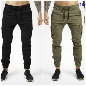 Pack of 2 Cargo Pocket Trousers