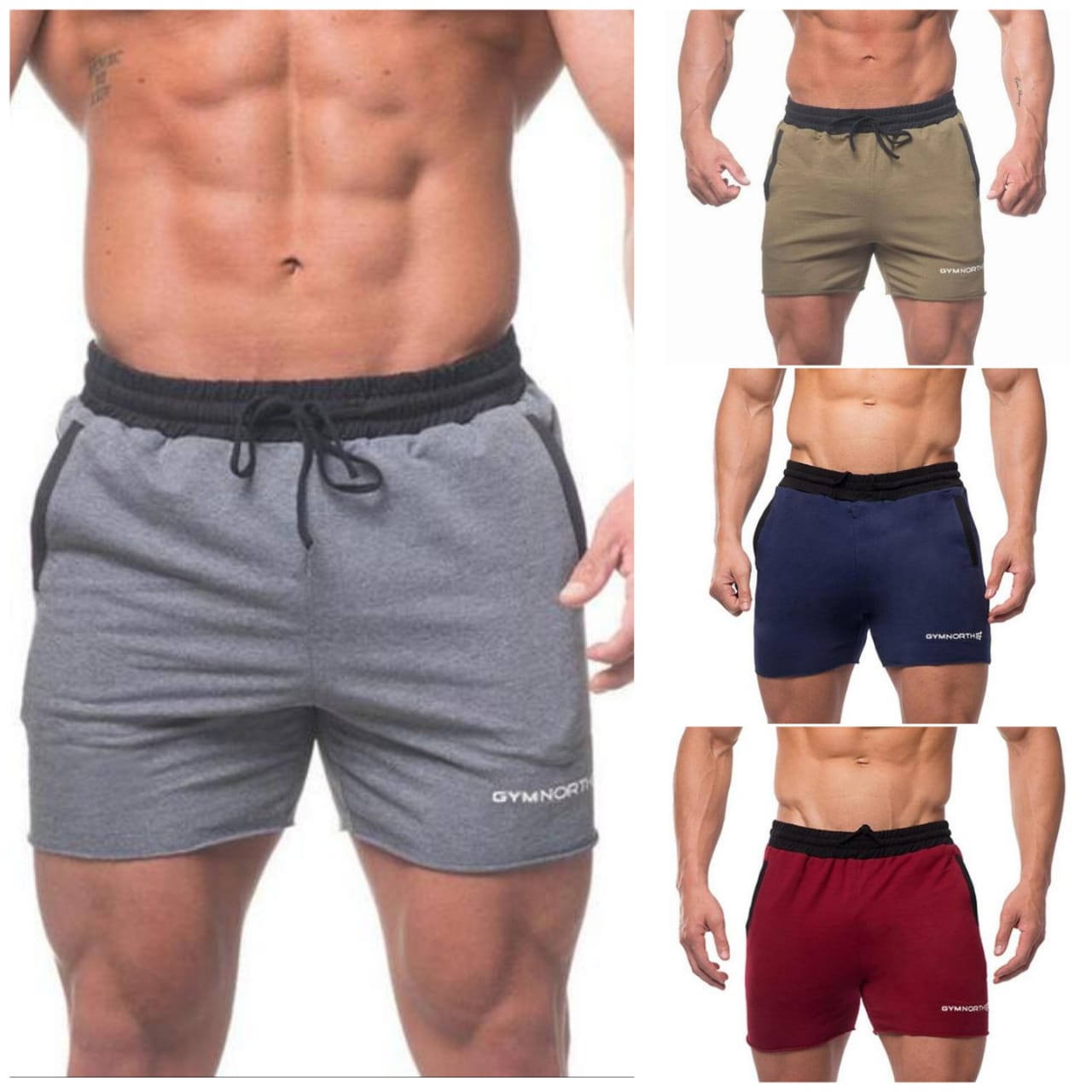 Pack of 4 North Gym Shorts – Deal20one