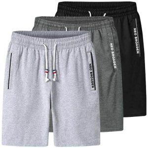 Pack of 3 Contrast Bone Relaxing Shorts