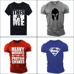 Pack of 4 TMHS Printed T-Shirts