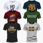 Pack of 6 Beast Mode Activated Printed T-Shirts For Mens