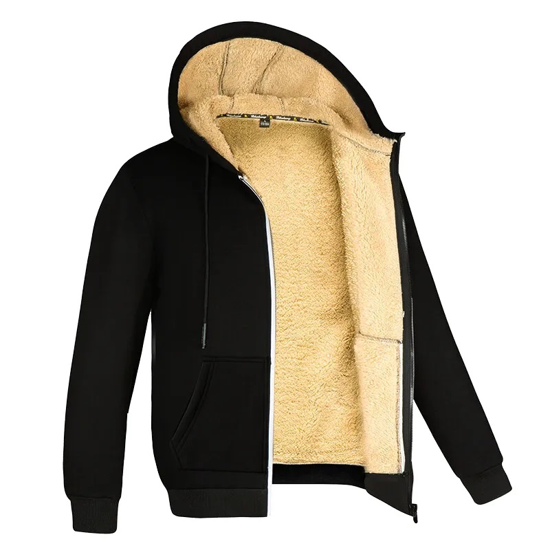 warm hooded fleece