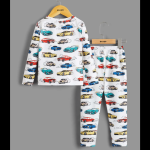 23 suit new Racing Car Printed Summer Trouser Suit For Kids