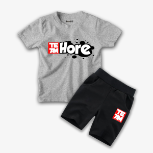 Team Hore Printed Kids Summer Short Suit