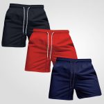 Bundle of 3 Premium Cotton Jersy Shorts For Men
