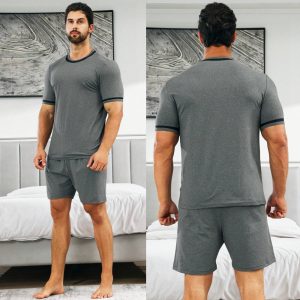 Men Casual Athletic Comfortable Summer Short Suit