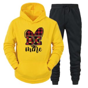 Be Mine Printed Hooded Tracksuit