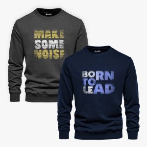 Pack of 2 Make Lead Printed Sweatshirts For Men