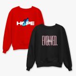 Pack of 2 She Hope Printed Sweatshirt For Women