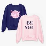 Pack of 2 Forever You Printed Sweatshirt For Women