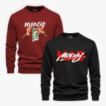 Pack of 2 Mad Money Printed Sweatshirts For Men