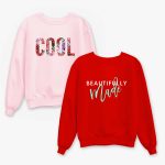 Pack of 2 Made Cool Printed Sweatshirt For Women