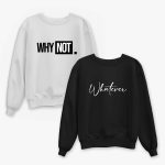 Pack of 2 Why Not Whatever Printed Sweatshirt For Women