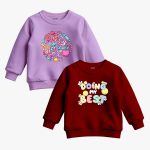 Pack of 2 Best Sweets Printed Sweatshirt For Kids