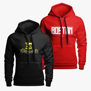 Pack of 2 Original Boston Printed Hoodie For Men