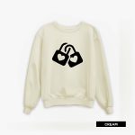 Pack of 2 Heart Lock Printed Sweatshirt For Women