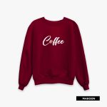 Pack of 2 Coffee Beans Printed Sweatshirt For Women