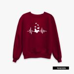 Pack of 2 Butterfly Beats Printed Sweatshirt For Women