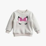 Pack of 2 Butterfly Cat Printed Sweatshirt For Kids