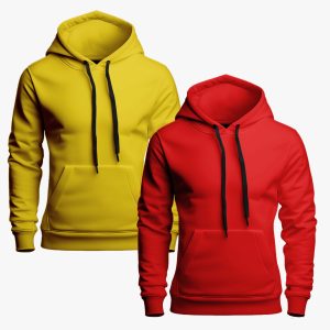 Bundle of 2 YR Basic  Hoodie For Men