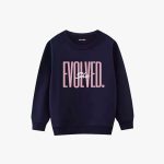 She Evolved Printed Winter Sweatshirt For Girls