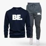 Be Dot NC Contrast Printed Winter Tracksuit For Men