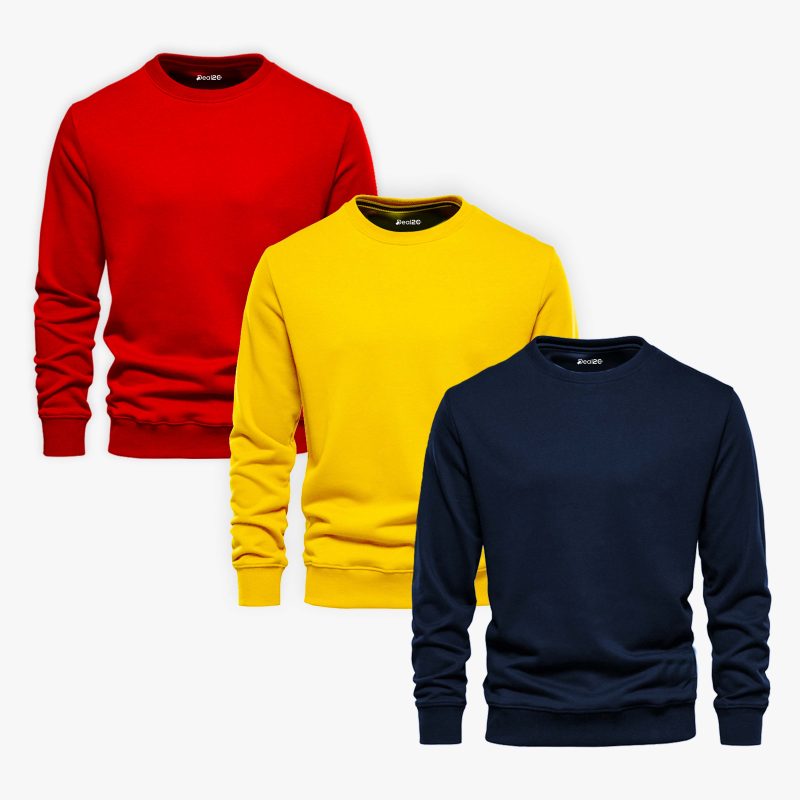 Bundle of 3 RYN Grey Sweatshirts For Men