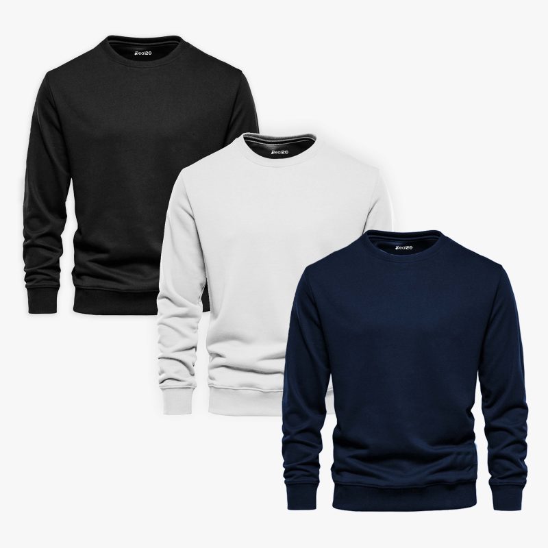 Bundle of 3 WBN Grey Sweatshirts For Men