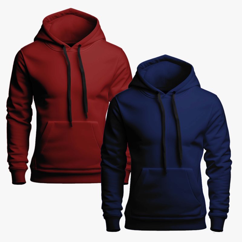 Bundle of 2 MN Basic Hoodie For Men