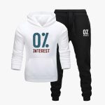 Zero Percent Interest Printed Winter Tracksuit for Men