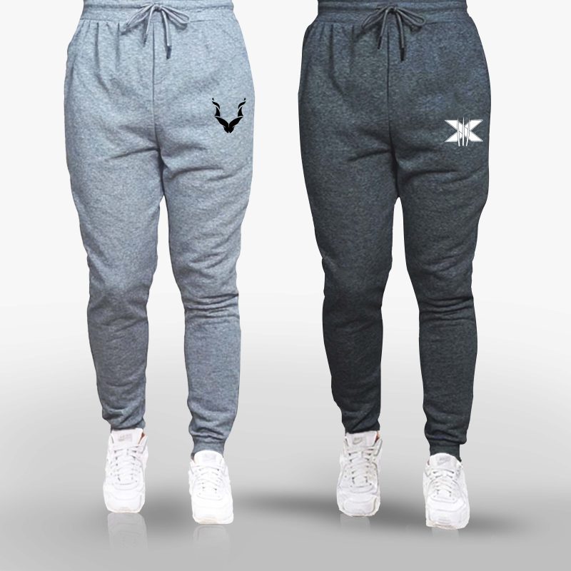 Pack of 2 Markhor X Printed Sweatpants for Men