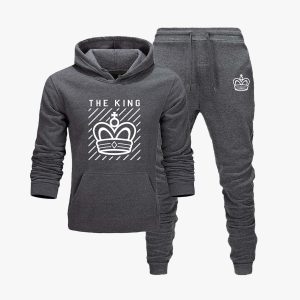 The King Printed Winter Tracksuit for Men