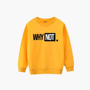 Why Not Printed Winter Sweatshirt For Girls