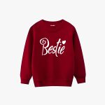 Bestie Printed Winter Sweatshirt For Girls