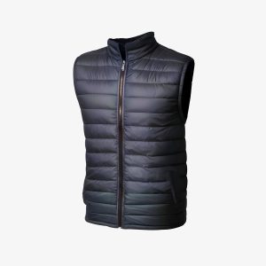 Men Puffer Vest Sleeveless Lightweight Zipper Jacket