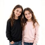 Bundle of 2 Black and Pink Sweatshirt For Girls