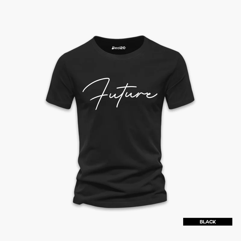 Future Printed Half Sleeve T-Shirt For Men