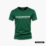 We Are The Champions Printed Half Sleeve T-Shirt For Men