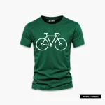 Bicycle Printed Half Sleeve T-Shirt For Men