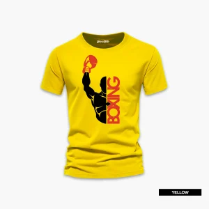 Boxing Printed Half Sleeve T-Shirt For Men