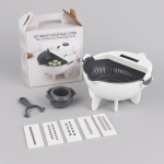 9 in 1 Multifunctional Vegetable Cutter with Drain Basket