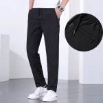 Dry Fit Trendy Casual Summer Straight Trousers For Men