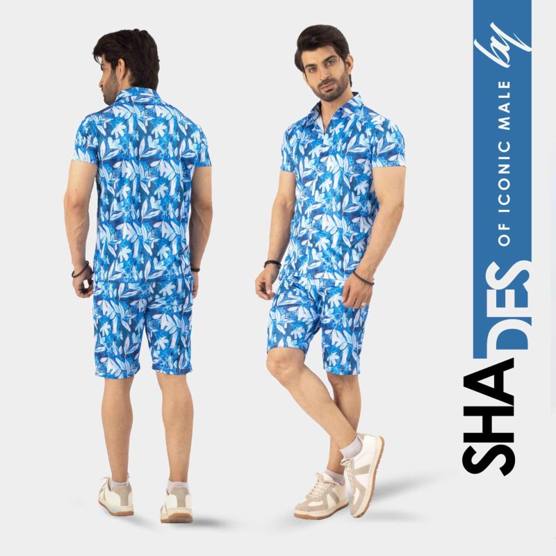 printed 5 Stay Cool and Colorful in This Floral Print Summer Suit for Men