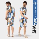 Turn Up the Heat with Color Pop Casual Summer Short Suit