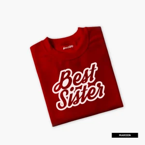 Best Sister Printed T-Shirt For Girls