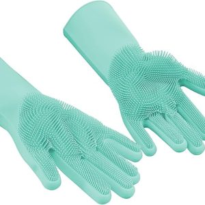 Magic Silicone Dish Washing Gloves For House Holds