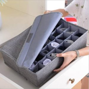 24 Grid Socks and Underwear Organizer strorage box