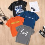 Pack of 4 Balance King Believe Printed Summer T-Shirts For Tween Kids