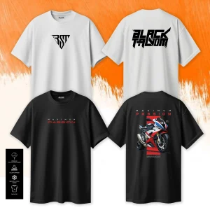 Pack of 2 Maximum Passion Oversized Printed T-Shirts For Men